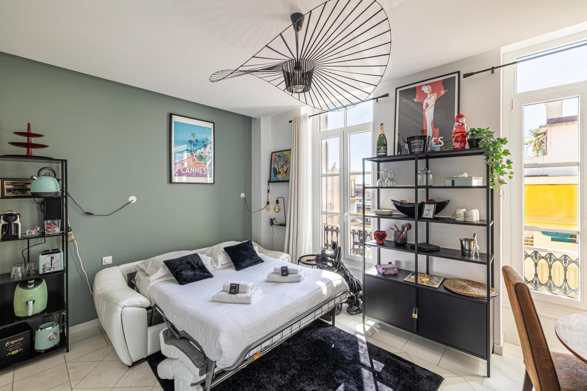 Private - Small Studio For Two At 5 Minutes From Croisette Cannes Buitenkant foto